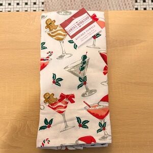 NWT Holiday Cocktail Kitchen Towels